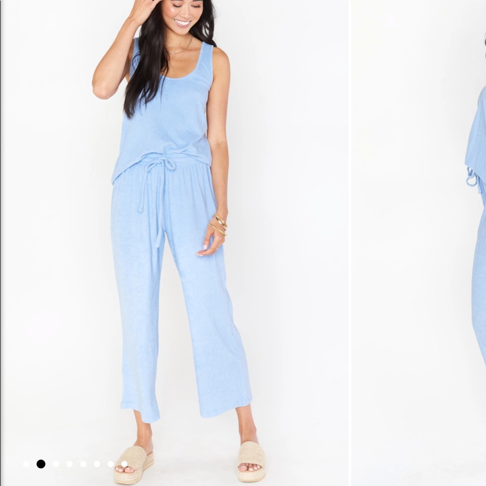 Show me your mumu light blue lounge set *nwt*